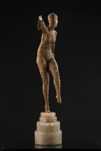 Demeter Chiparus (1886-1947) - Dancer &quot;Solo&quot;, chryséléphantine - Art Déco