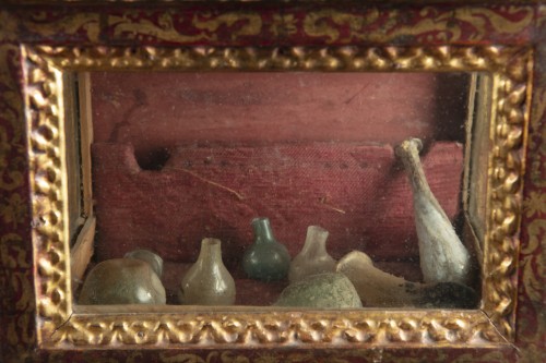 Art sacré, objets religieux  - Paire de larmes votives, Art roman du XVIe siècle