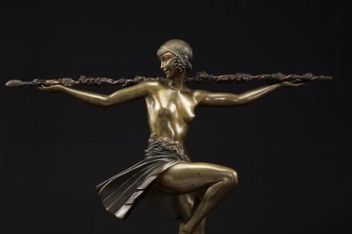 Sculpture  - Dancer with Thyrsus -  Pierre Le Faguays (1892 - 1962)