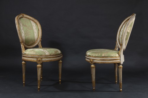 A late 18th century Salon suite - Seating Style Louis XVI