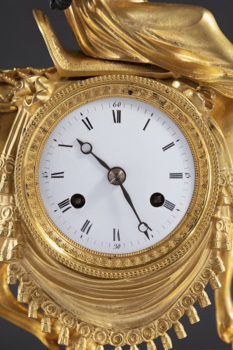 19th century - &quot;Au Negre&quot; clock, Restoration Period