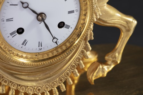 Antiquités - &quot;Au Negre&quot; clock, Restoration Period