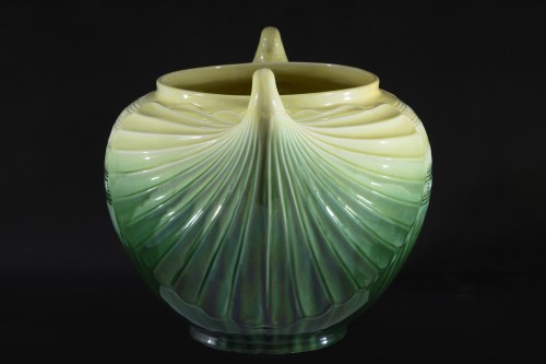 Ernesto Basile Ceramic Vase 20th Century - Porcelain & Faience Style Art nouveau