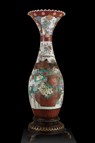 Paire de vases monumentaux, Japon époque Edo - Arts d