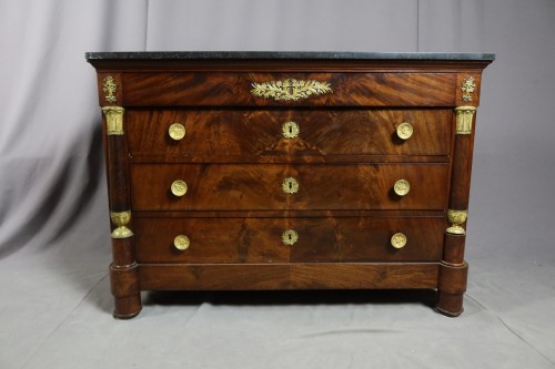 Empire mahogany chest of drawers - Furniture Style Empire