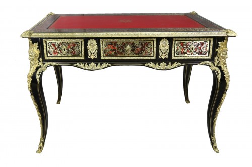 Bureau fin XIXe de style Boulle