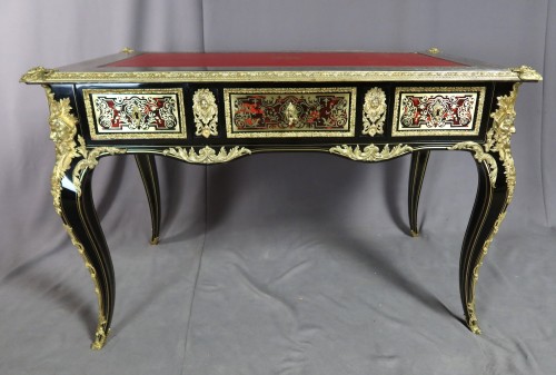 Mobilier Bureau et Secrétaire - Bureau fin XIXe de style Boulle