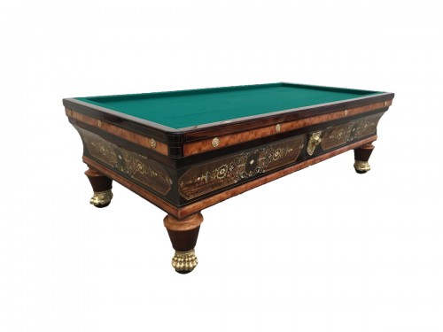 Billard Napoléon III en marqueterie