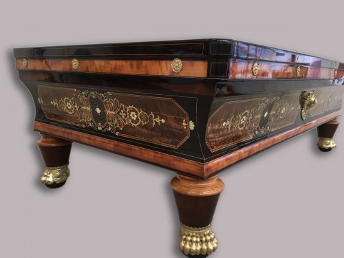 Billard Napoléon III en marqueterie - Philippe Cote Antiquités