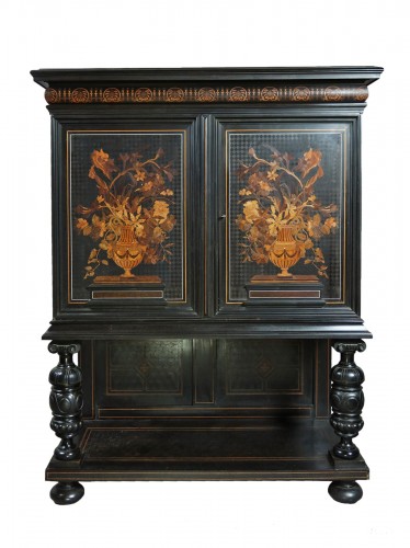 Buffet en bois noirci -  Hunsinger et Wagner vers 1880