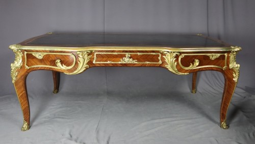 Mobilier Bureau et Secrétaire - Grand bureau plat fin XIXe