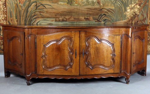 Walnut sideboard 18th century - Furniture Style Louis XV