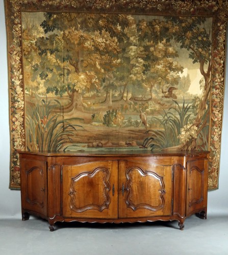 Louis XV - Walnut sideboard 18th century