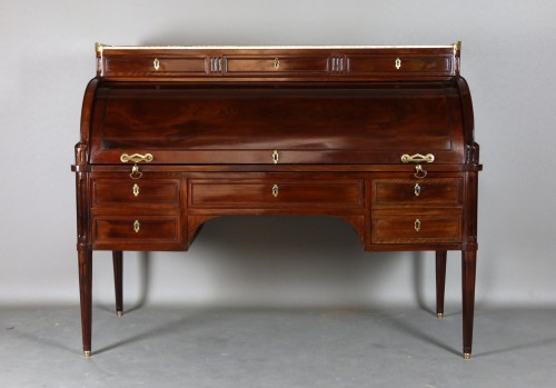 Bureau à cylindre Louis XVI - Mobilier Style Louis XVI