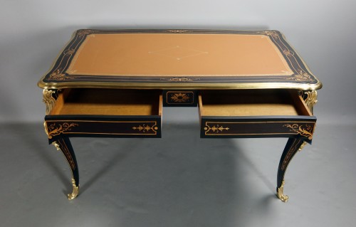 Mobilier Bureau et Secrétaire - Bureau Napoléon III Estampillé Cremer