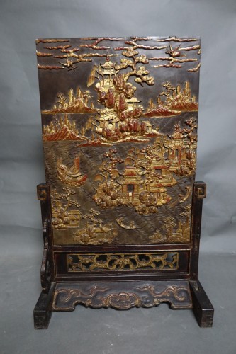 Duan stone screen - Asian Works of Art Style 