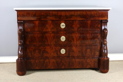 Commode Empire en acajou - Mobilier Style Empire