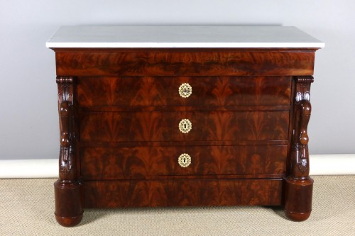 Mobilier Commode - Commode Empire en acajou