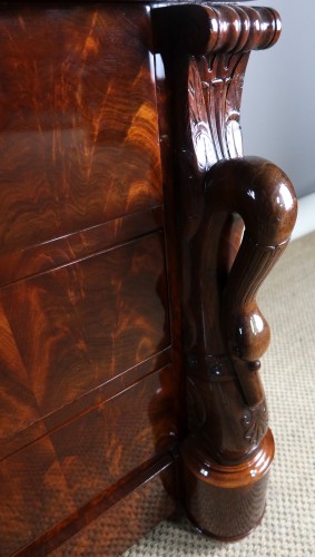 Antiquités - Commode Empire en acajou