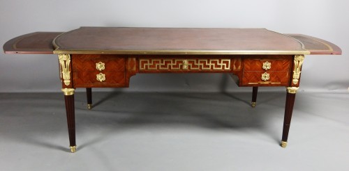 XIXe siècle - Bureau marqueterie fin 19e