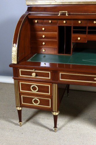 Mobilier Bureau et Secrétaire - Bureau cylindre du XIXe siècle