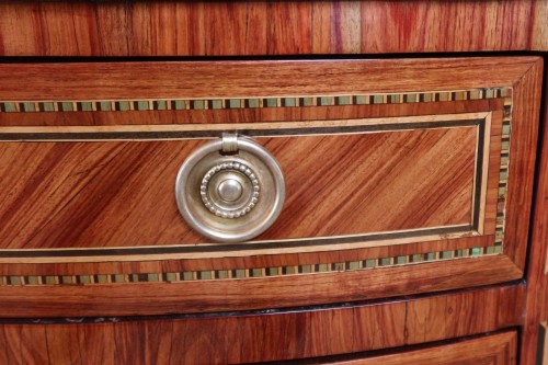Commode demi-lune estampillée F.Ratié - Philippe Cote Antiquités