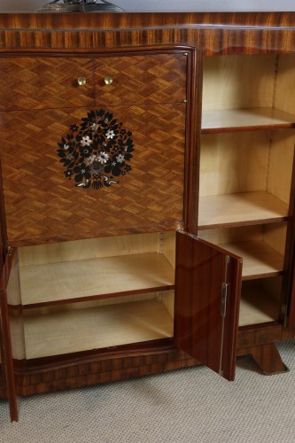 Buffet estampillé Jules LELEU (1883-1961) - Mobilier Style Art Déco