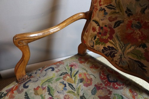 Louis XV - Paire de fauteuils Louis XV