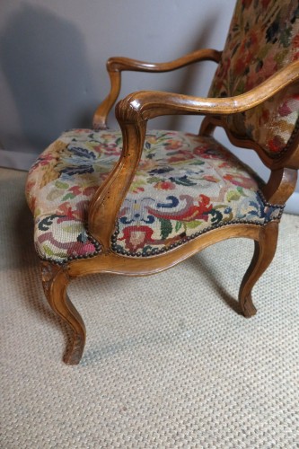 Antiquités - Paire de fauteuils Louis XV