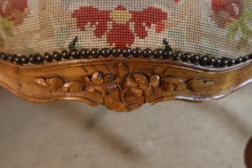 Antiquités - Paire de fauteuils Louis XV