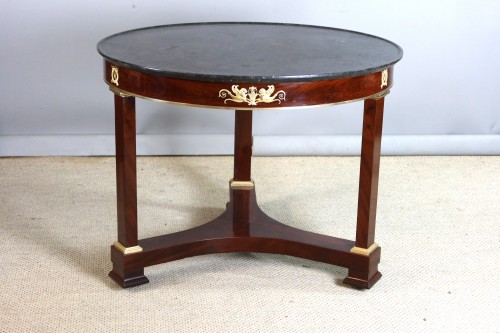 Guéridon Empire en acajou - Mobilier Style Empire