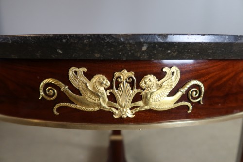 Mobilier Table & Guéridon - Guéridon Empire en acajou