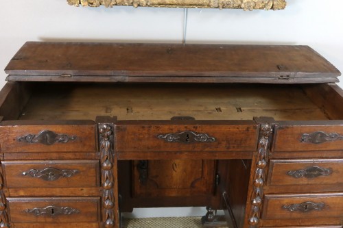 Antiquités - Bureau Mazarin du XVIIe siècle