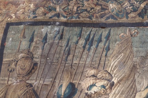 Grande tapisserie d'Aubusson en laine et soie vers 1650 - Philippe Cote Antiquités