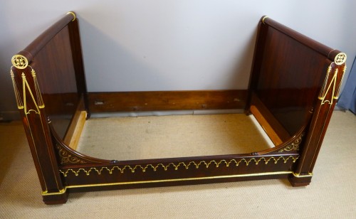 Lit banquette Charles X - Mobilier Style Restauration - Charles X
