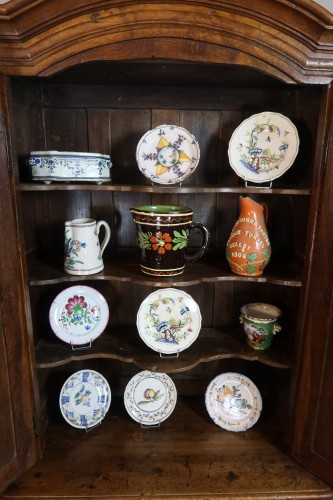 XVIIIe siècle - Buffet ile de France en chêne du XVIIIe siècle