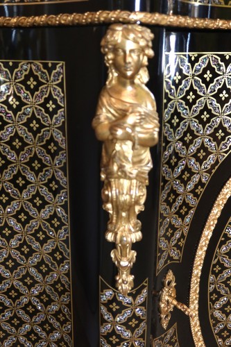 19th century - Napoleon III marquetry sideboard