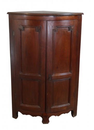 Encoignure en acajou fin du XVIIIe siècle