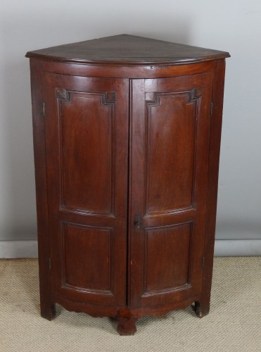 Encoignure en acajou fin du XVIIIe siècle - Mobilier Style Louis XVI
