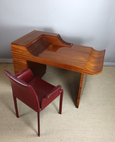 Antiquités - Bureau Art Déco en acajou