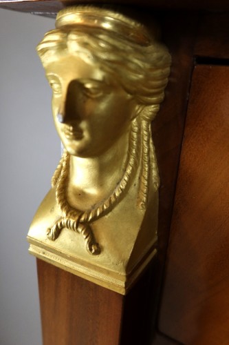 XIXe siècle - Semainier en acajou époque Empire