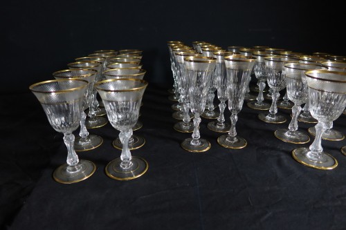 Service de verres cristal de Saint Louis modèle "Lozère" 48 pièces - Philippe Cote Antiquités