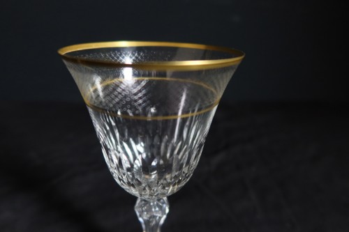 XXe siècle - Service de verres cristal de Saint Louis modèle "Lozère" 48 pièces