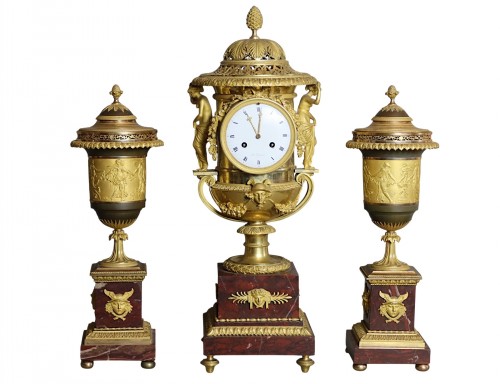 Garniture de cheminée circa 1820 par Etienne Tavernier