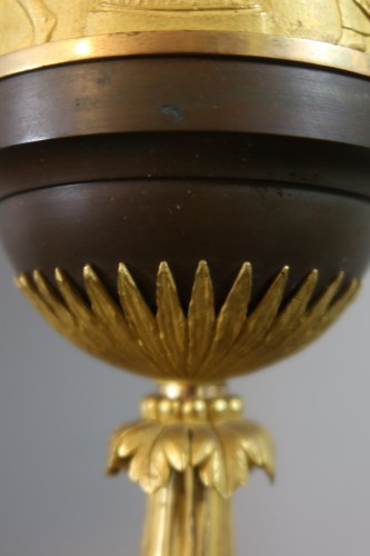 Horlogerie Pendule - Garniture de cheminée circa 1820 par Etienne Tavernier