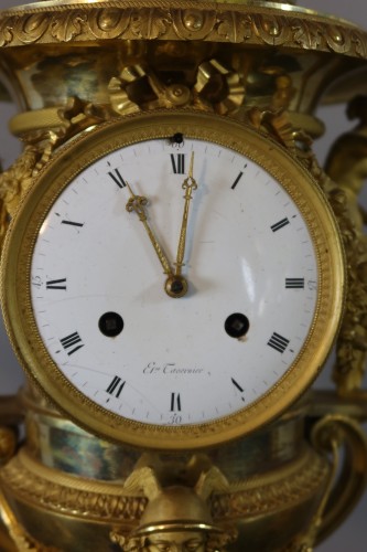 XIXe siècle - Garniture de cheminée circa 1820 par Etienne Tavernier