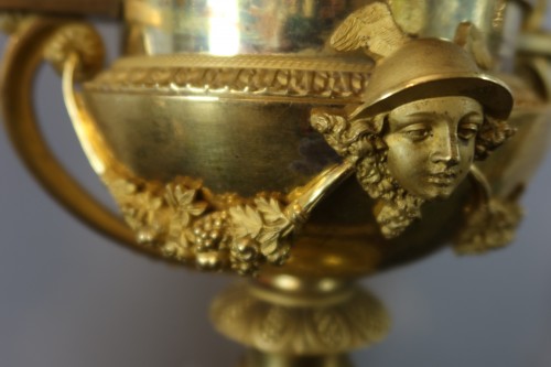 Restauration - Charles X - Garniture de cheminée circa 1820 par Etienne Tavernier