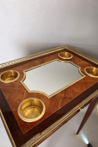 Salon table and its Boin-Taburet silverware - Napoléon III