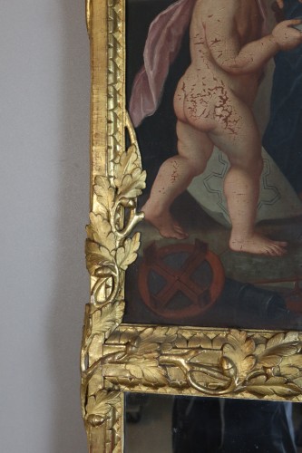 Miroirs, Trumeaux  - Grand trumeau du XVIIIe siècle