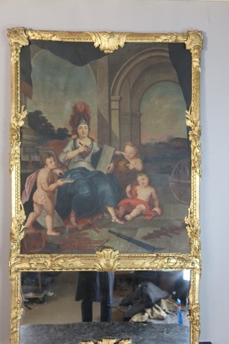 Grand trumeau du XVIIIe siècle - Louis XV